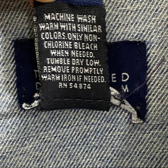 Vintage 90s Y2K The Limited Denim Jacket Jean Xs - Picture 4 of 5